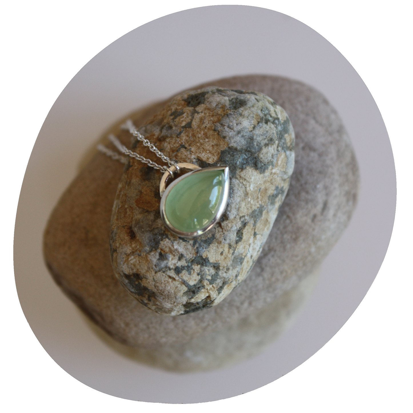 Aura Totem Necklace - Prehnite
