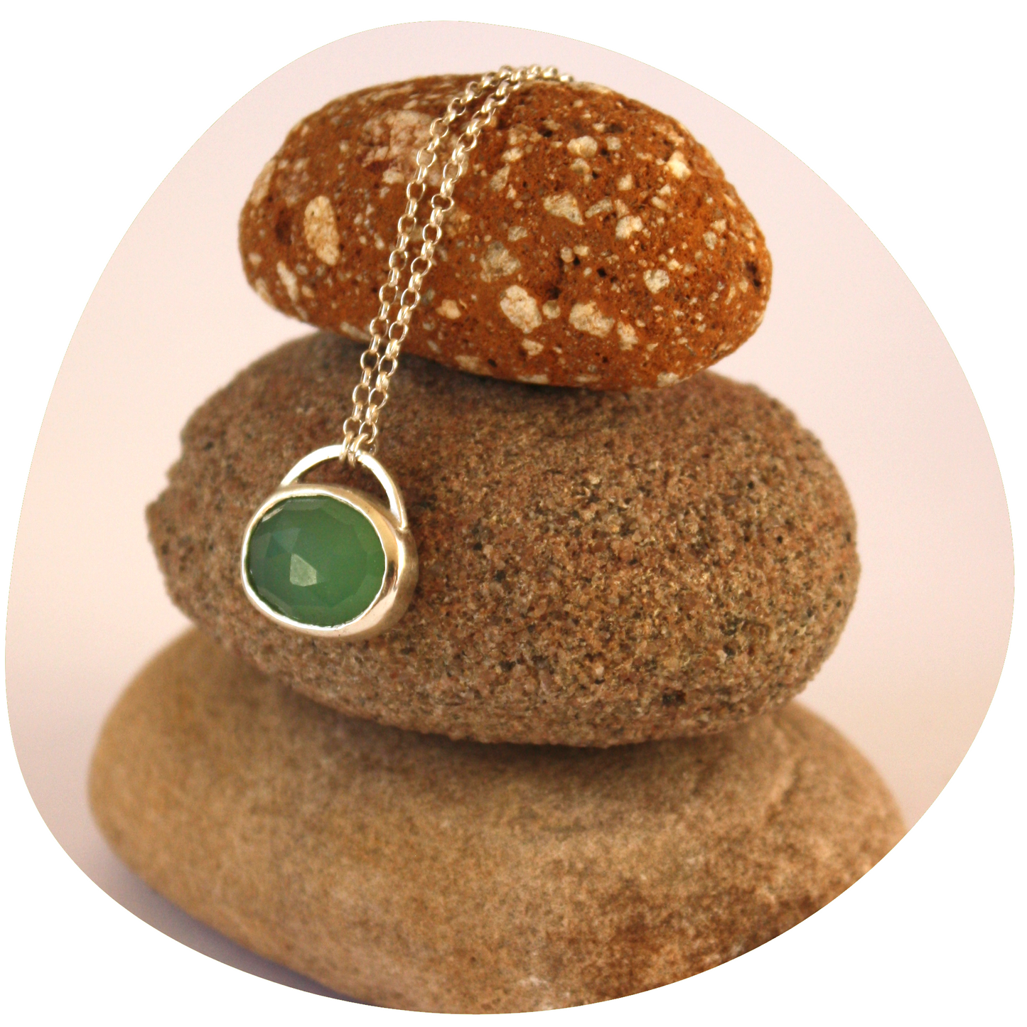 Aura Totem Necklace - Chrysoprase