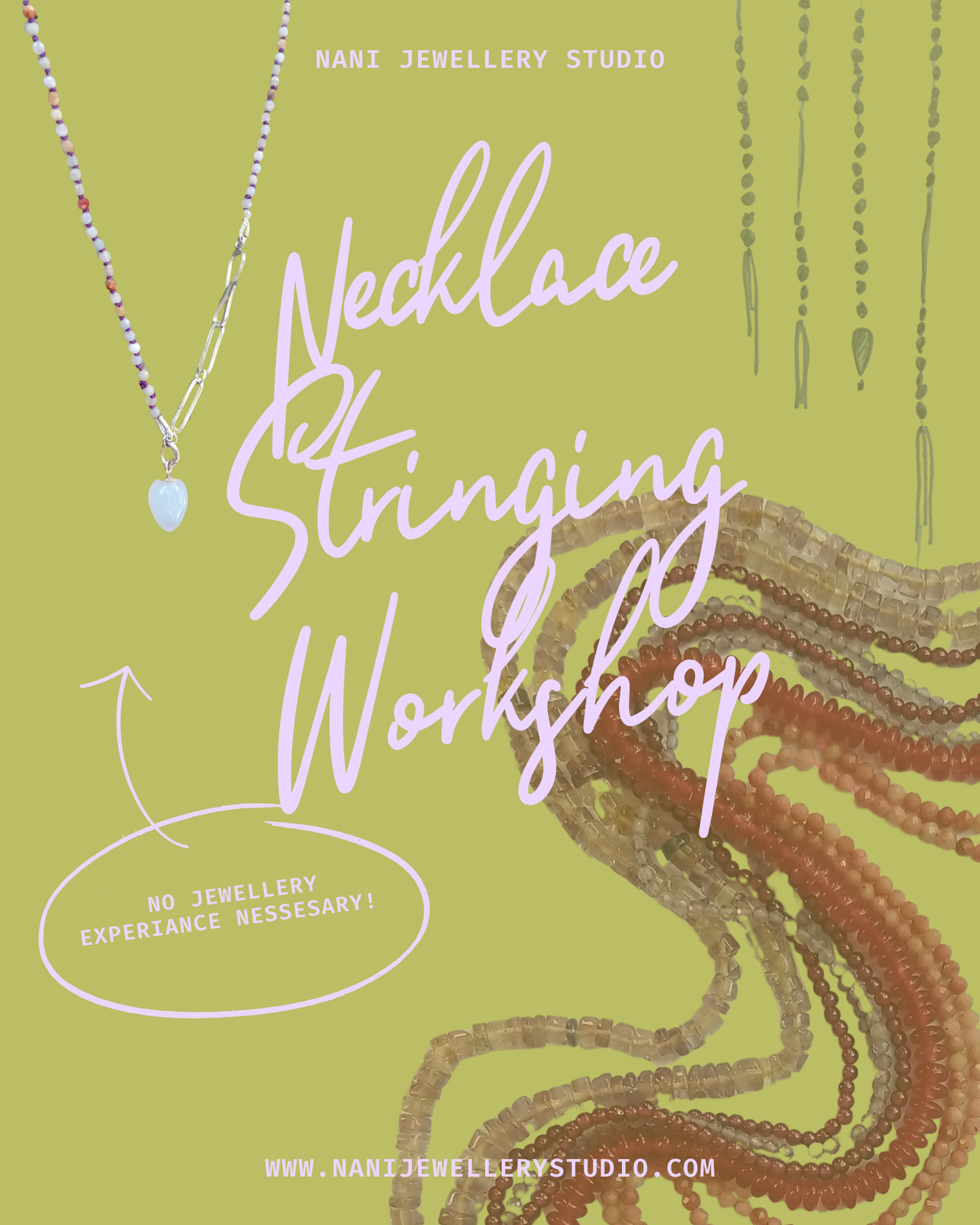 Gem Necklace Stringing Workshop