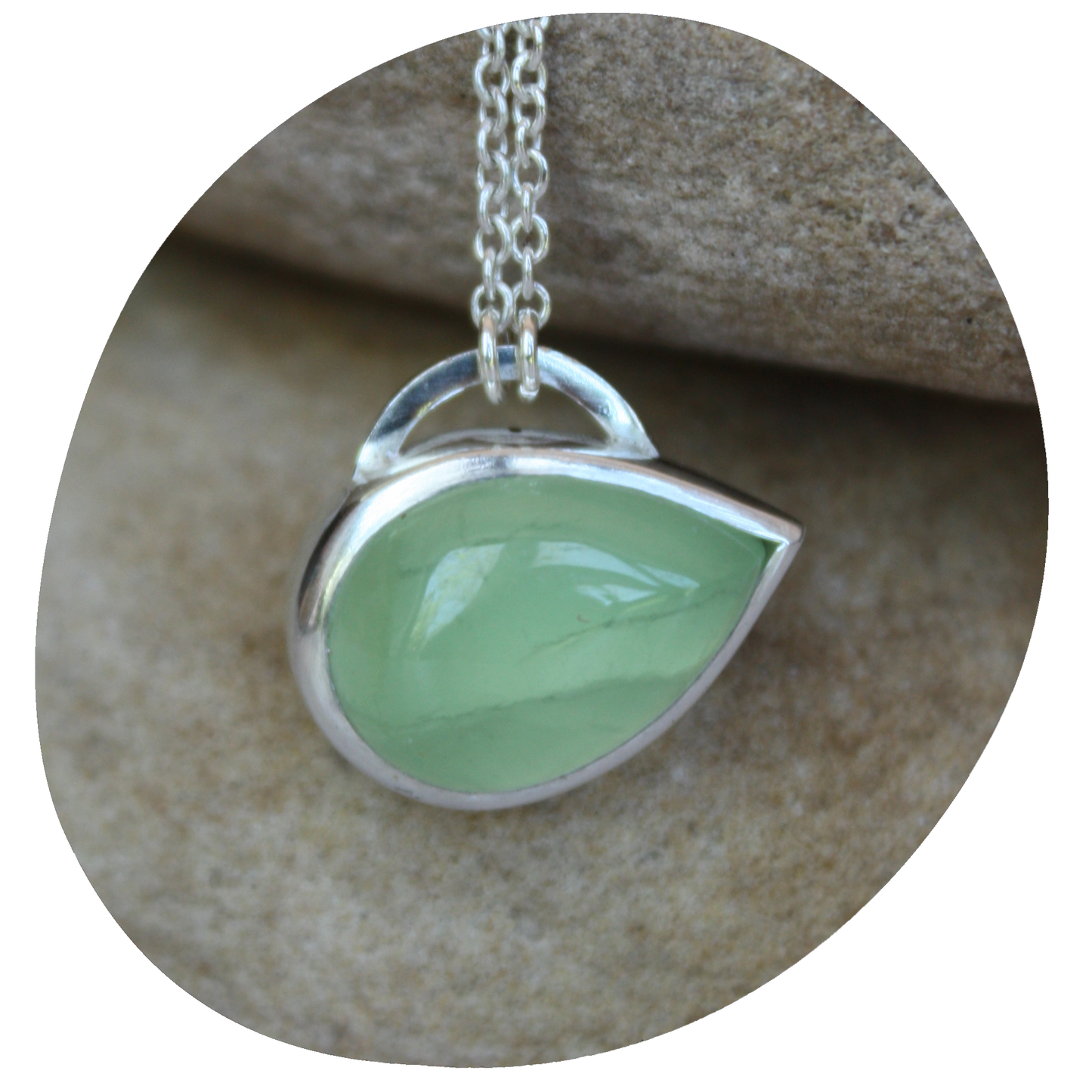Aura Totem Necklace - Prehnite