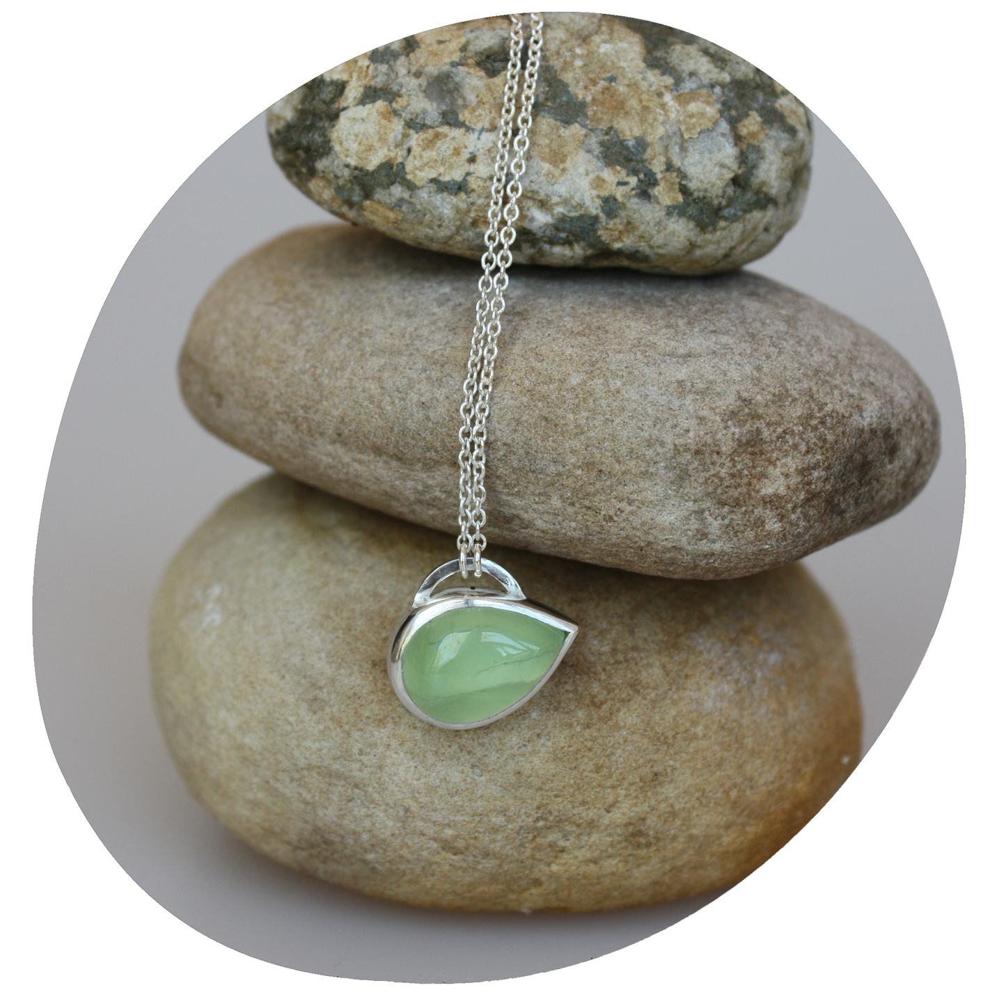 Aura Totem Necklace - Prehnite
