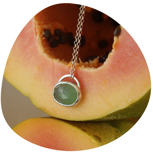 Aura Totem Necklace - Chrysoprase