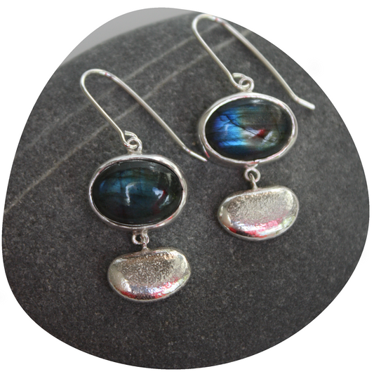 Labradorite Drop Earrings